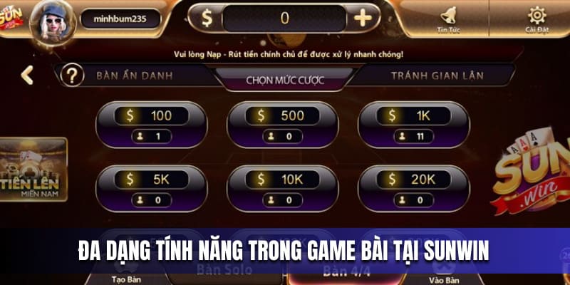 game-bai-sunwin-tinh-nang